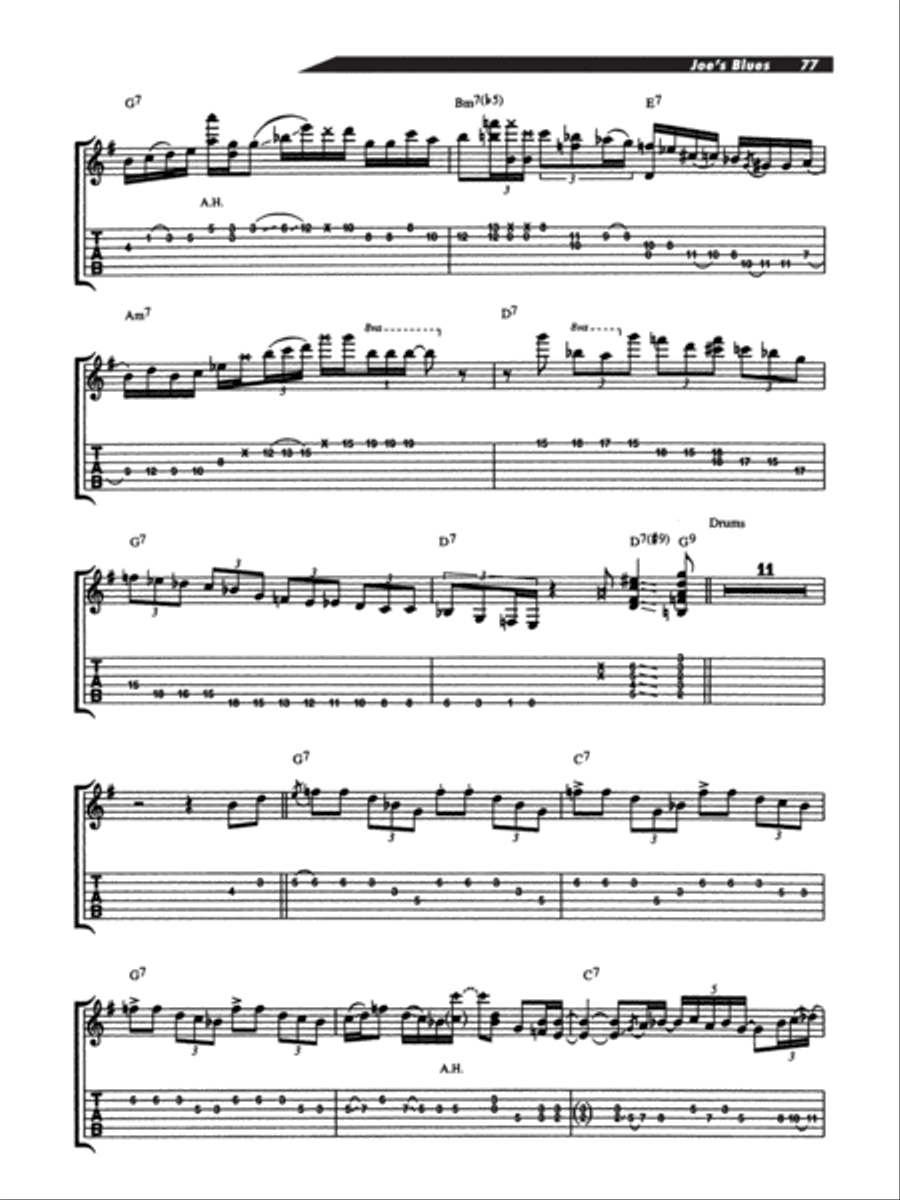 Joe Pass -- On Guitar Electric Guitar scores gallery preview page 78