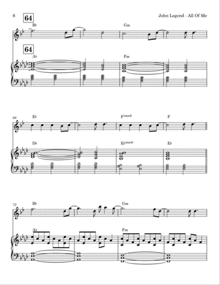 All Of Me All Of Me Tenor Saxophone scores gallery preview page 6