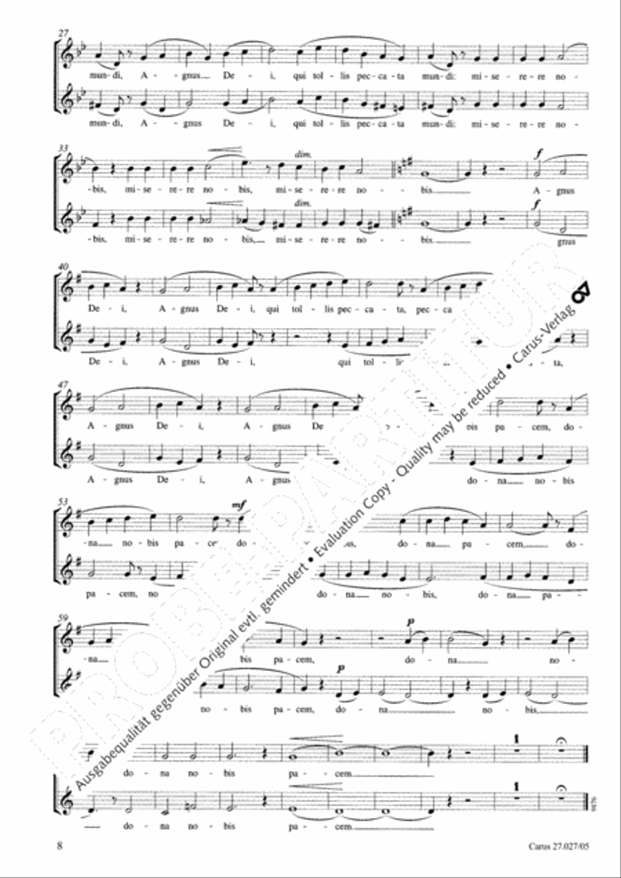 Messe breve SA scores gallery preview page 9