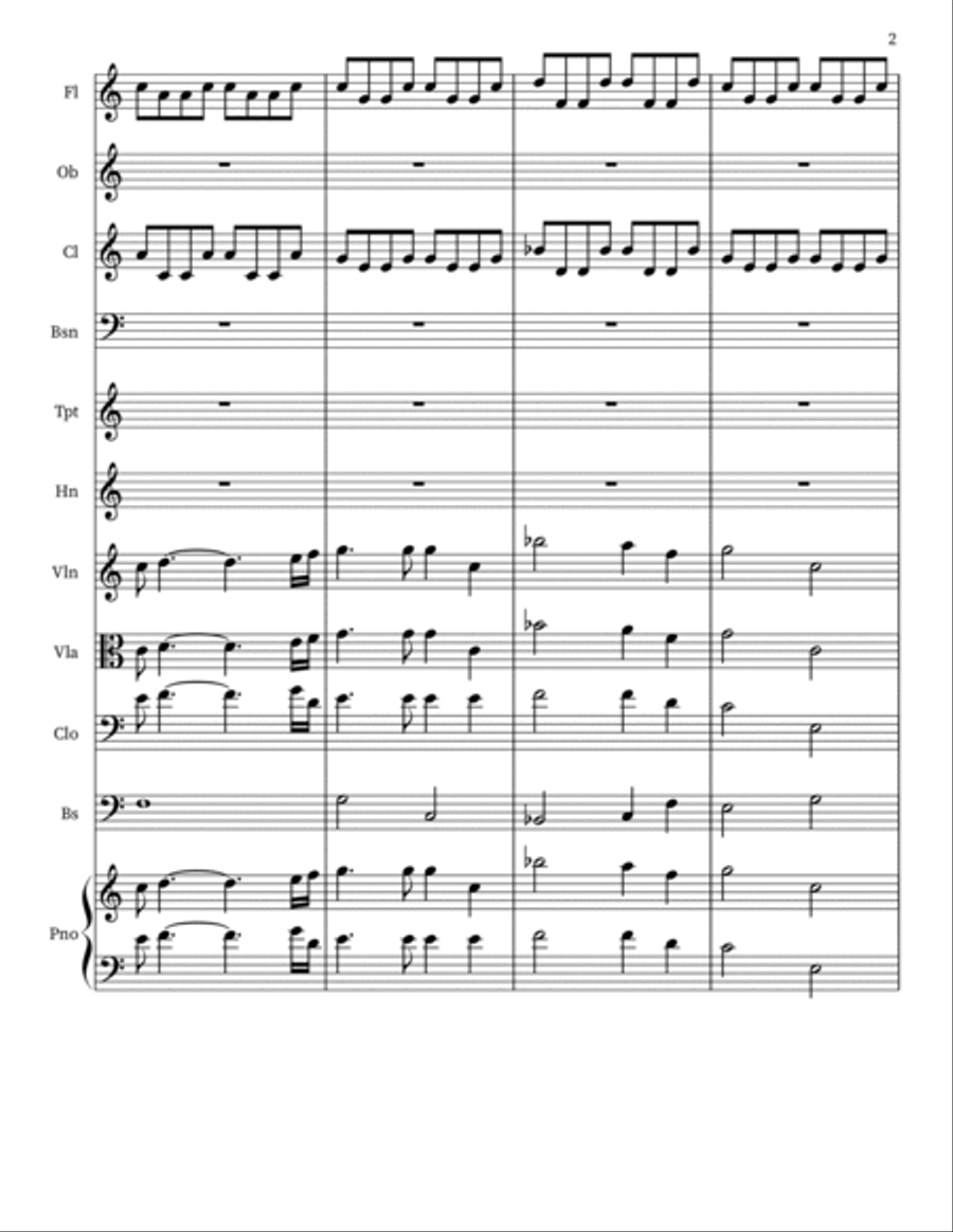 Triumphal Orchestra Sketch Orchestra scores gallery preview page 2