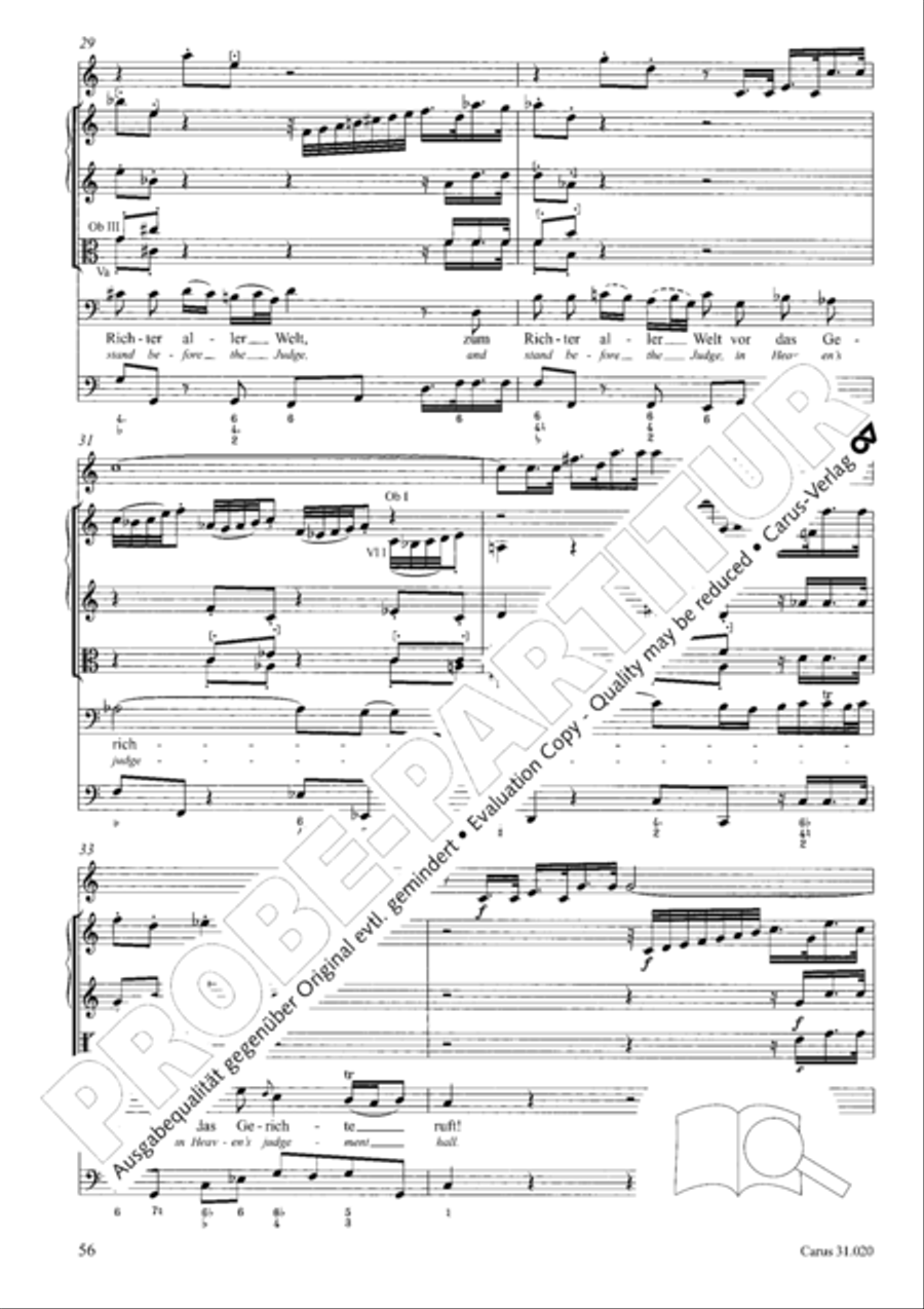 Eternity, thou thundrous word (O Ewigkeit, du Donnerwort) ATB scores gallery preview page 57