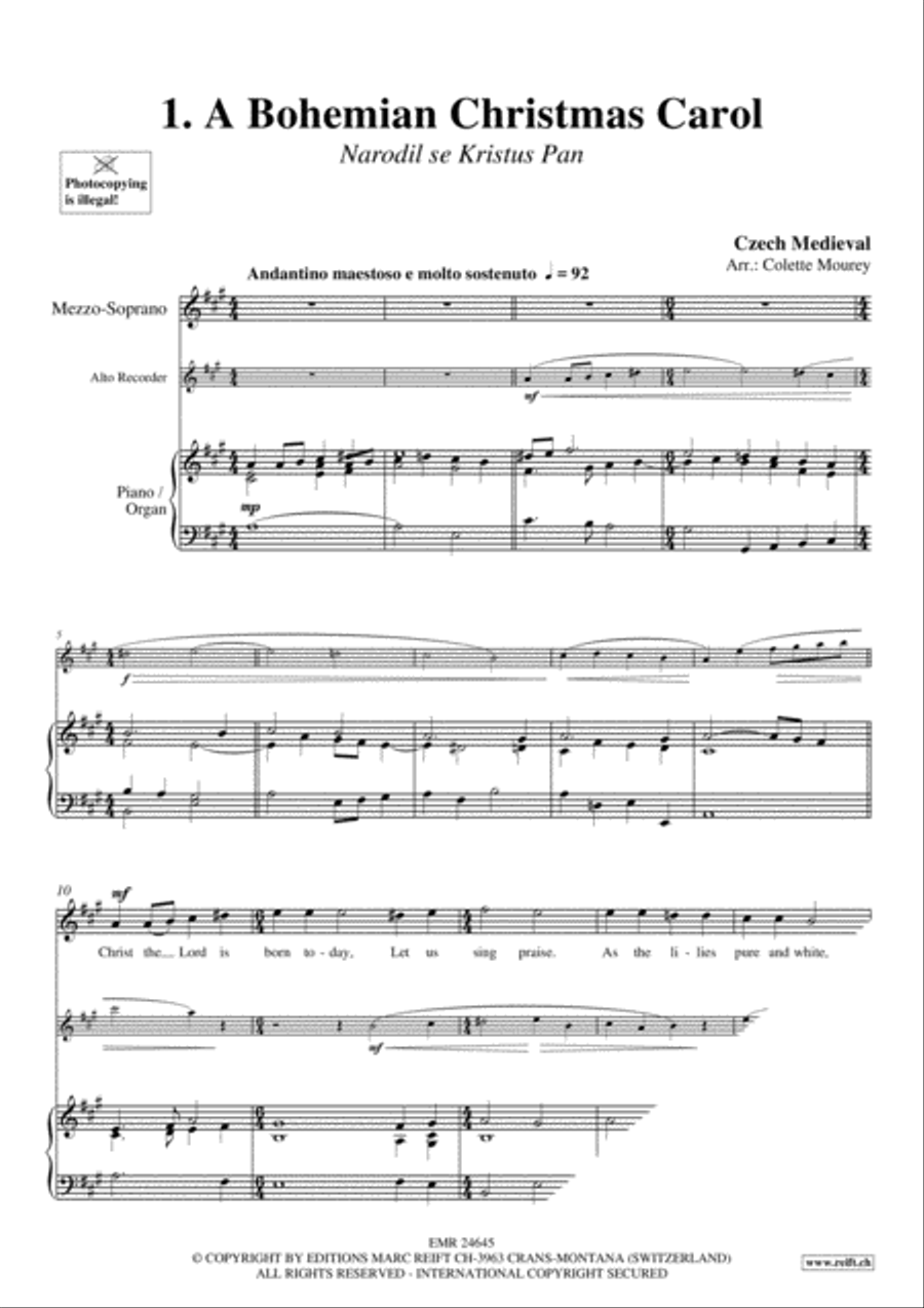 20 Greatest Christmas Songs Vol. 1 Alto Recorder scores gallery preview page 3