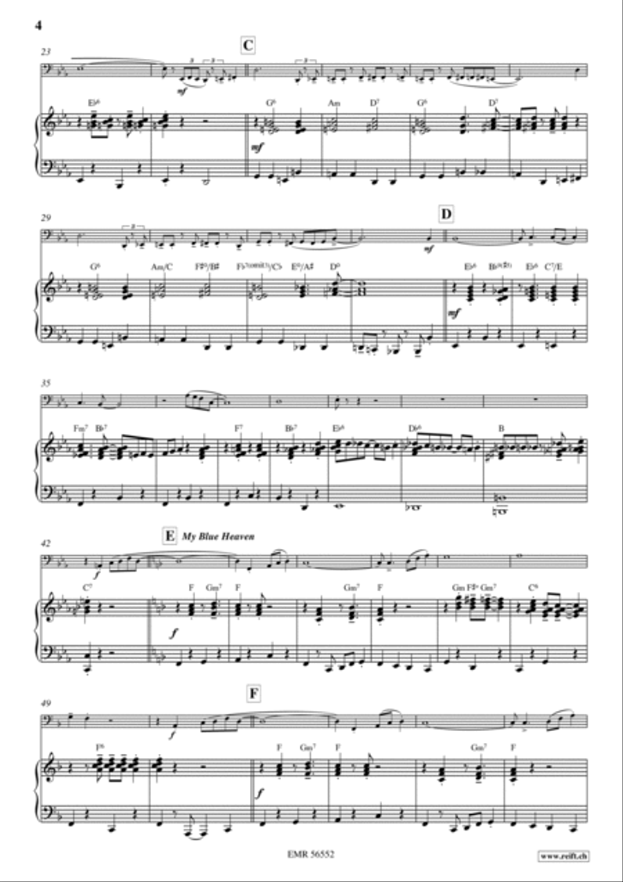 Charleston Medley Charleston Medley Bass Trombone scores gallery preview page 5