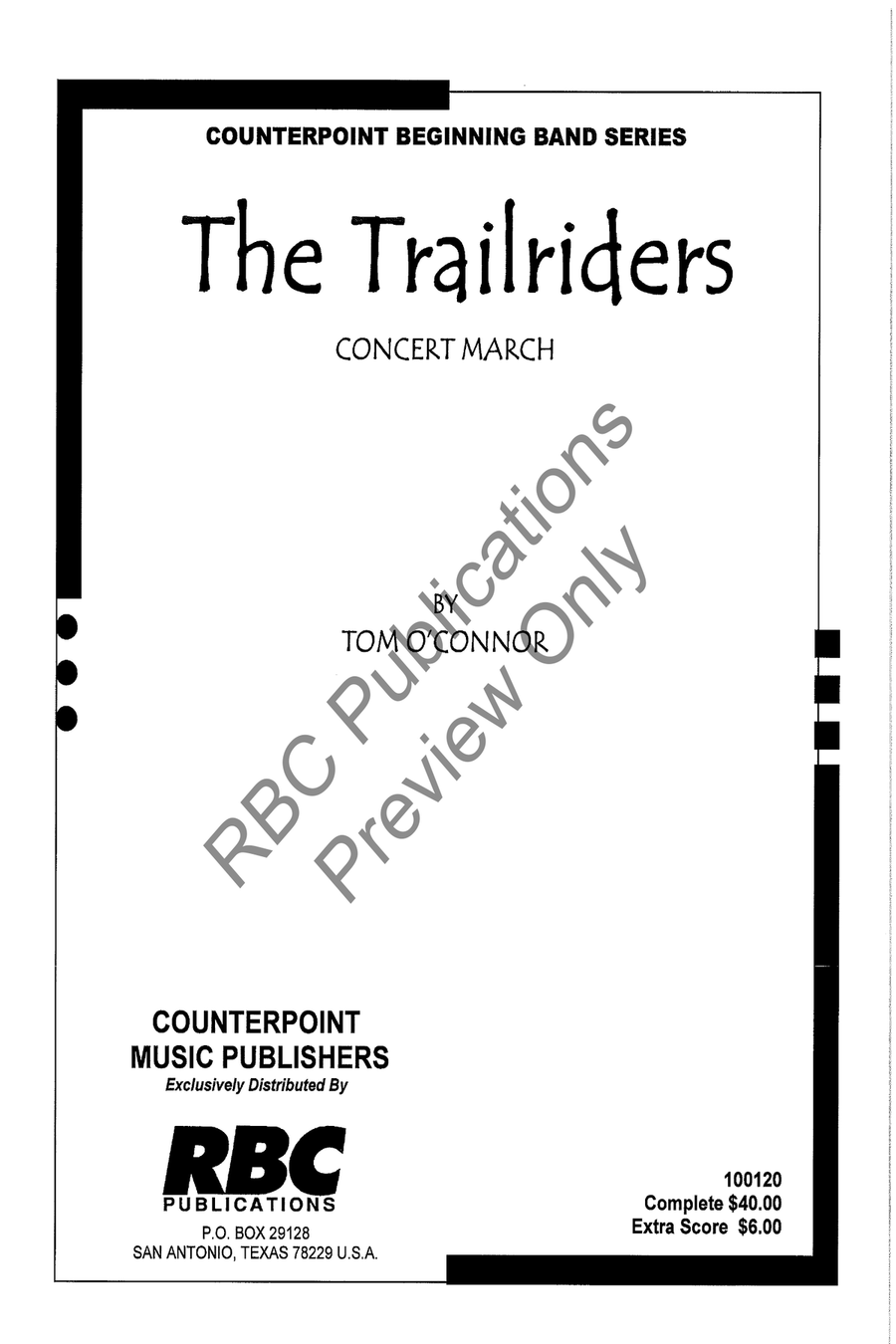 Trailriders (Score) Trailriders (Score) Concert Band scores gallery preview page 2