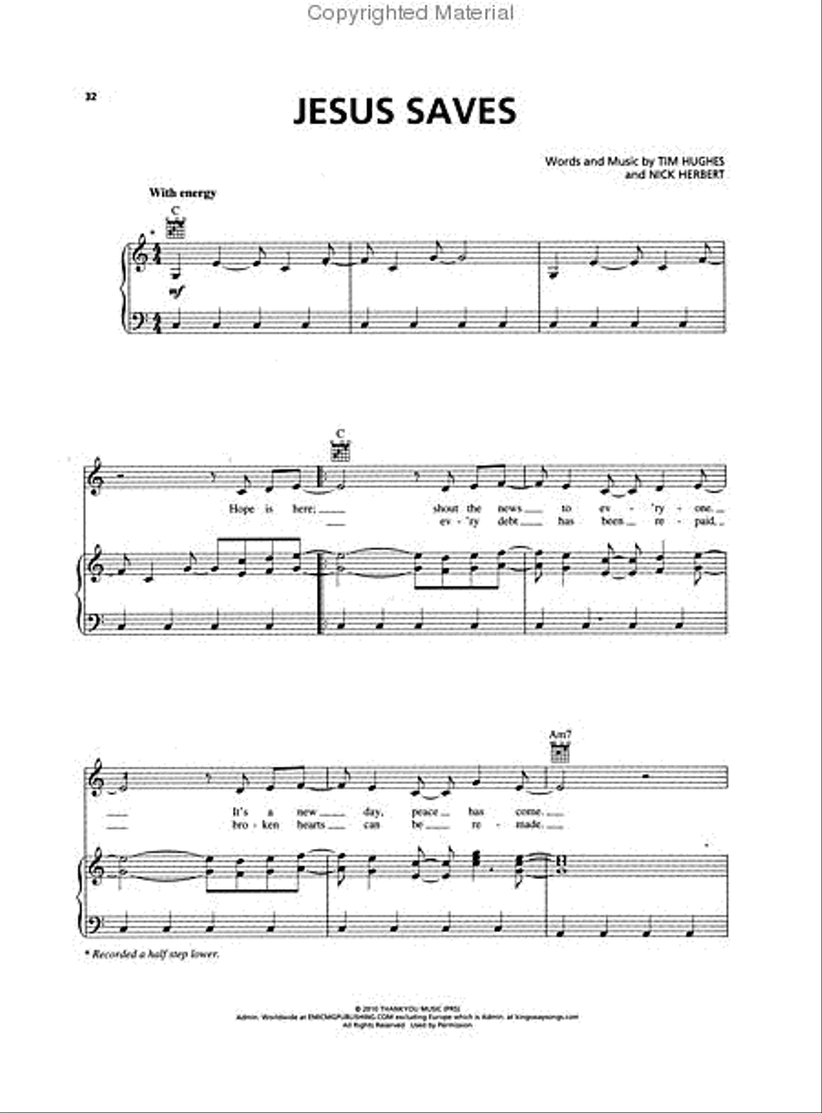 The Jeremy Camp Collection Piano, Vocal, Guitar scores gallery preview page 4