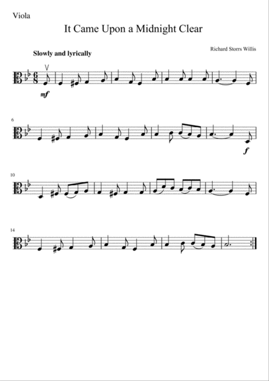 It Came Upon a Midnight Clear String Orchestra scores gallery preview page 6