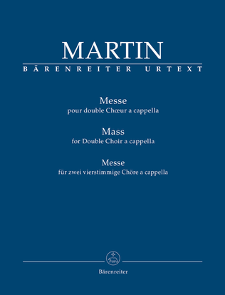 Book cover for Mass for Double Choir a cappella