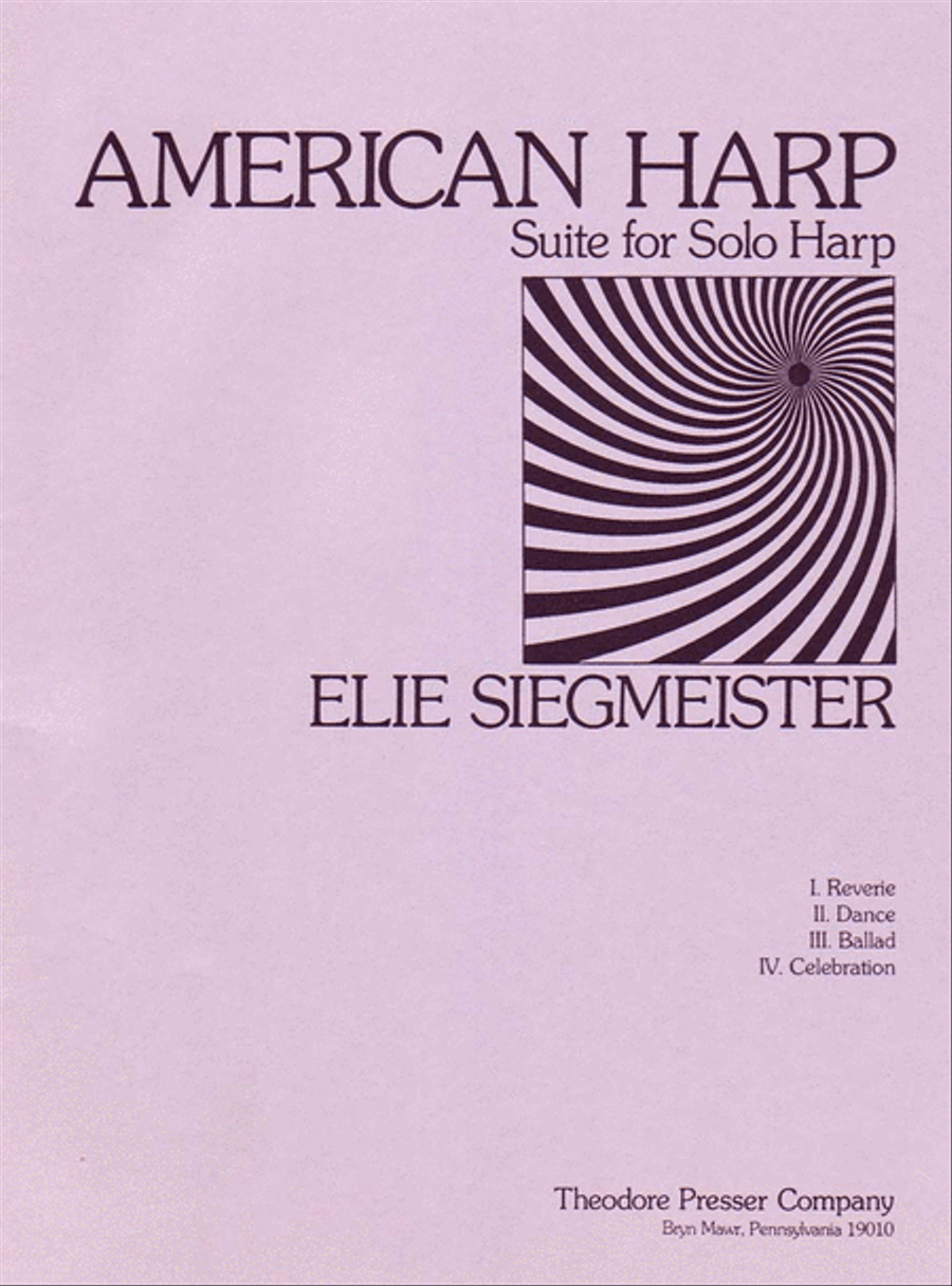 American Harp American Harp Chamber Music scores gallery preview page 1