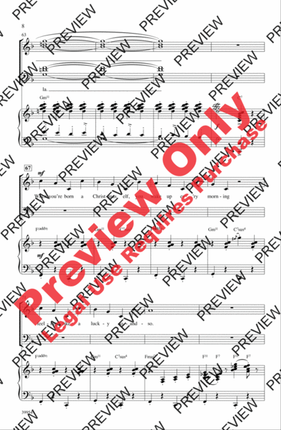 Elf: A Medley from the Broadway Musical - SoundTrax CD (CD only) Choir scores gallery preview page 8