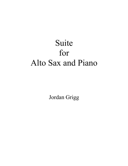 Suite for Alto Sax and Piano image number null