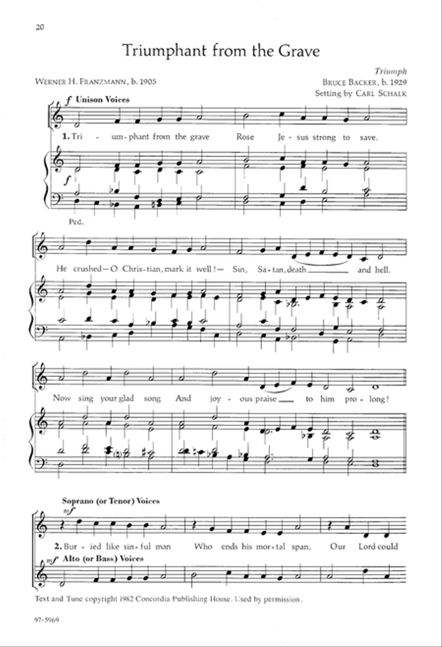 A Third Crown Choir Book 3-Part scores gallery preview page 7