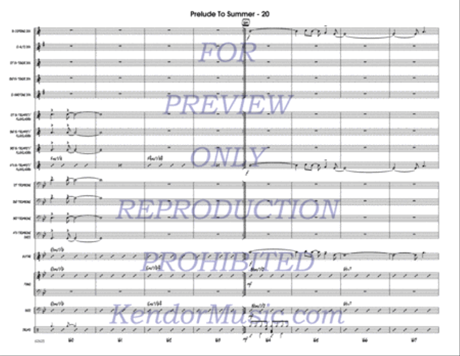 Prelude To Summer Choir scores gallery preview page 21