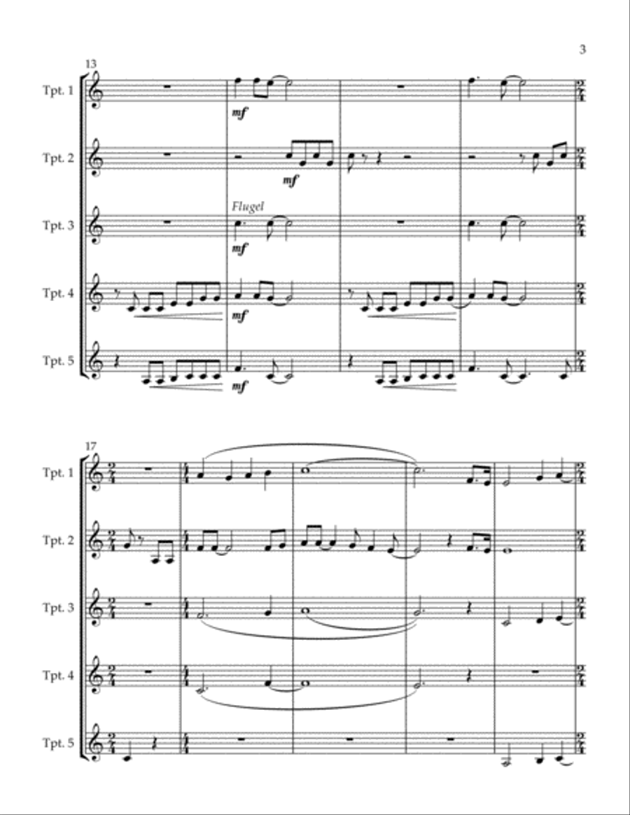 The Sound Of Silence Trumpet Solo scores gallery preview page 3