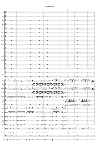 Minuet in A Major for Concert Band image number null