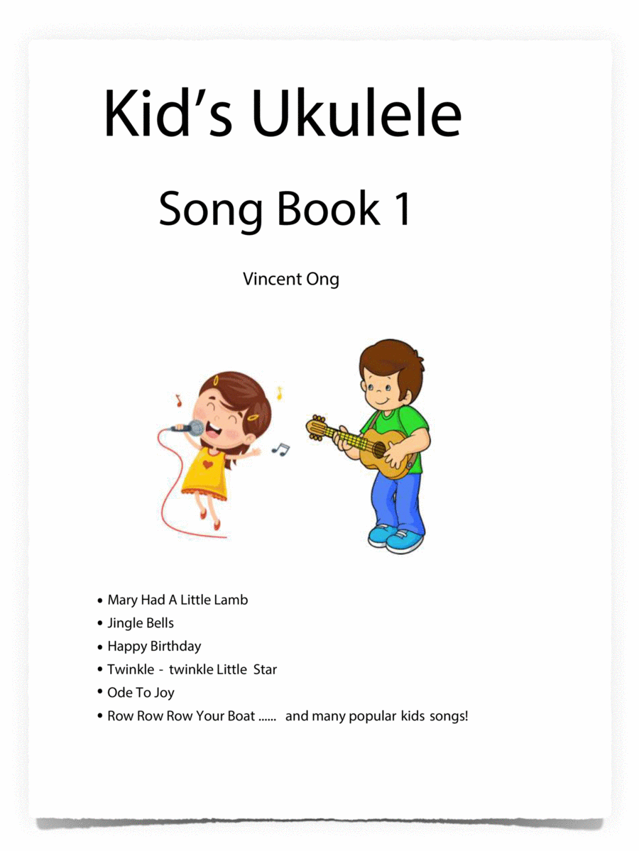 Kid's Ukulele Song Book 1 Ukulele scores gallery preview page 1