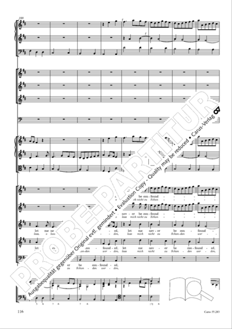 Te Deum for the Victory of Dettingen SSATB scores gallery preview page 133
