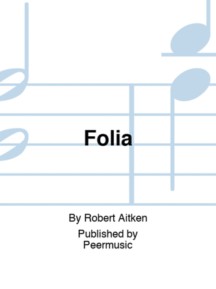 Book cover for Folia