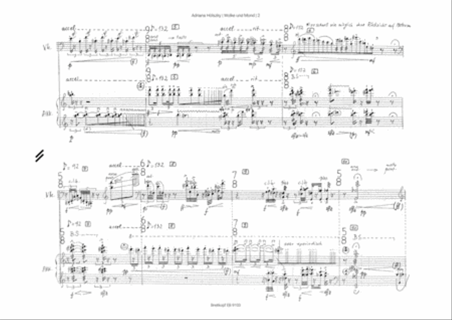 Wolke und Mond Accordion scores gallery preview page 3
