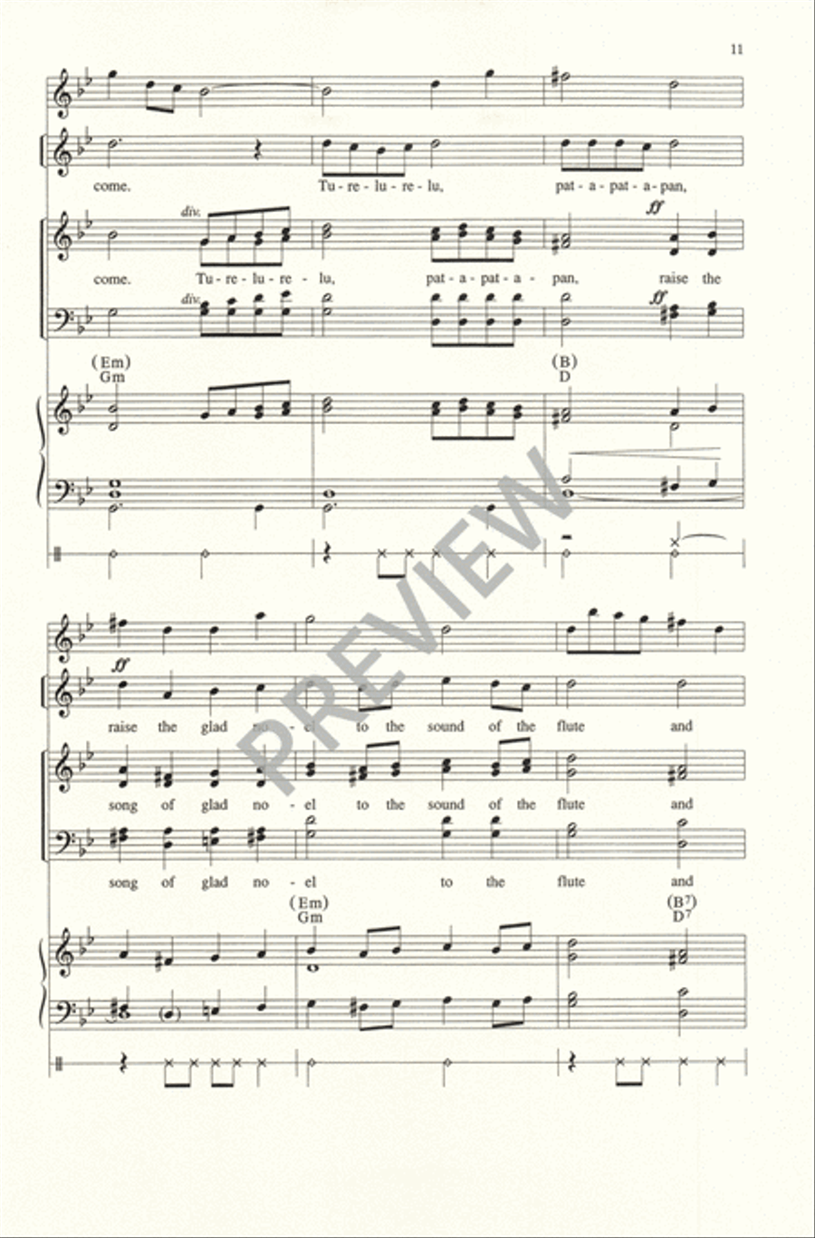 Pat-a-pan 4-Part scores gallery preview page 12