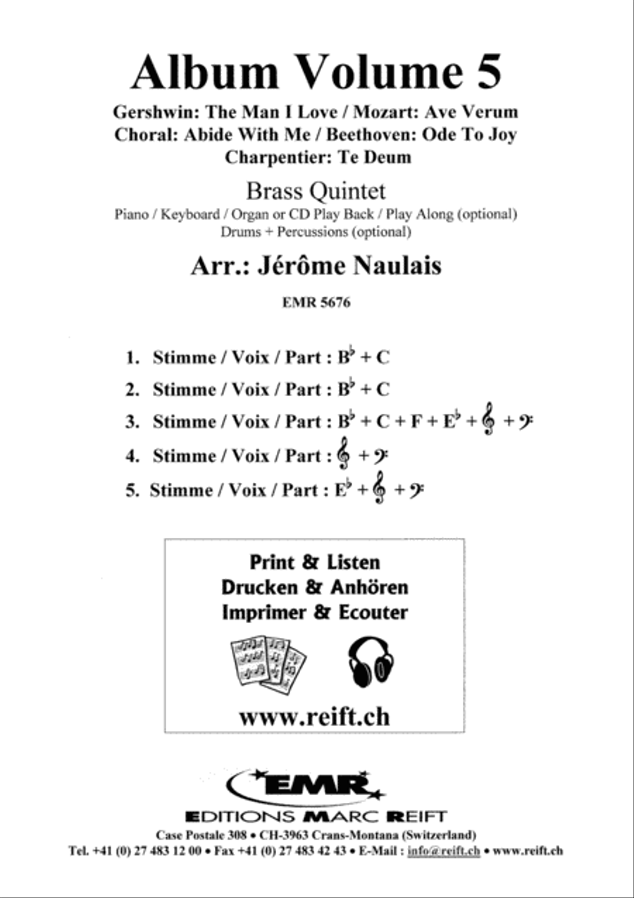 Album Volume 5 Brass Band scores gallery preview page 2