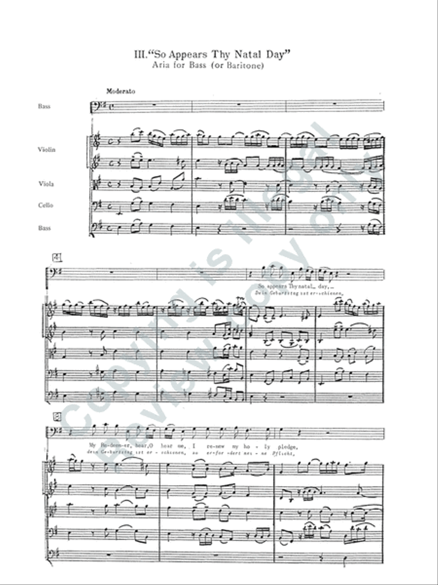 For Us a Child is Born (Additional String Orchestra Score) Choir scores gallery preview page 7