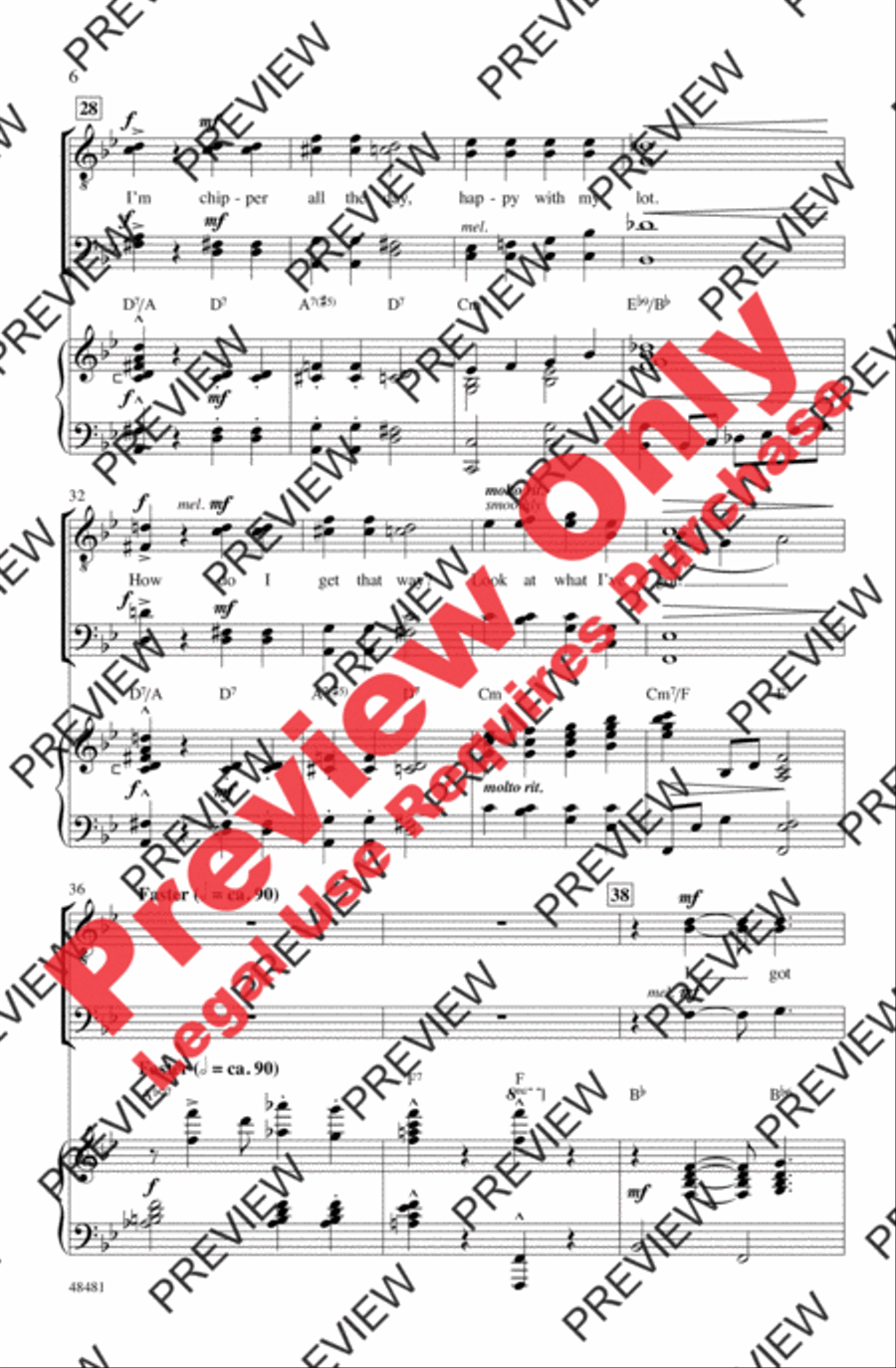 I Got Rhythm I Got Rhythm Men's Choir scores gallery preview page 5