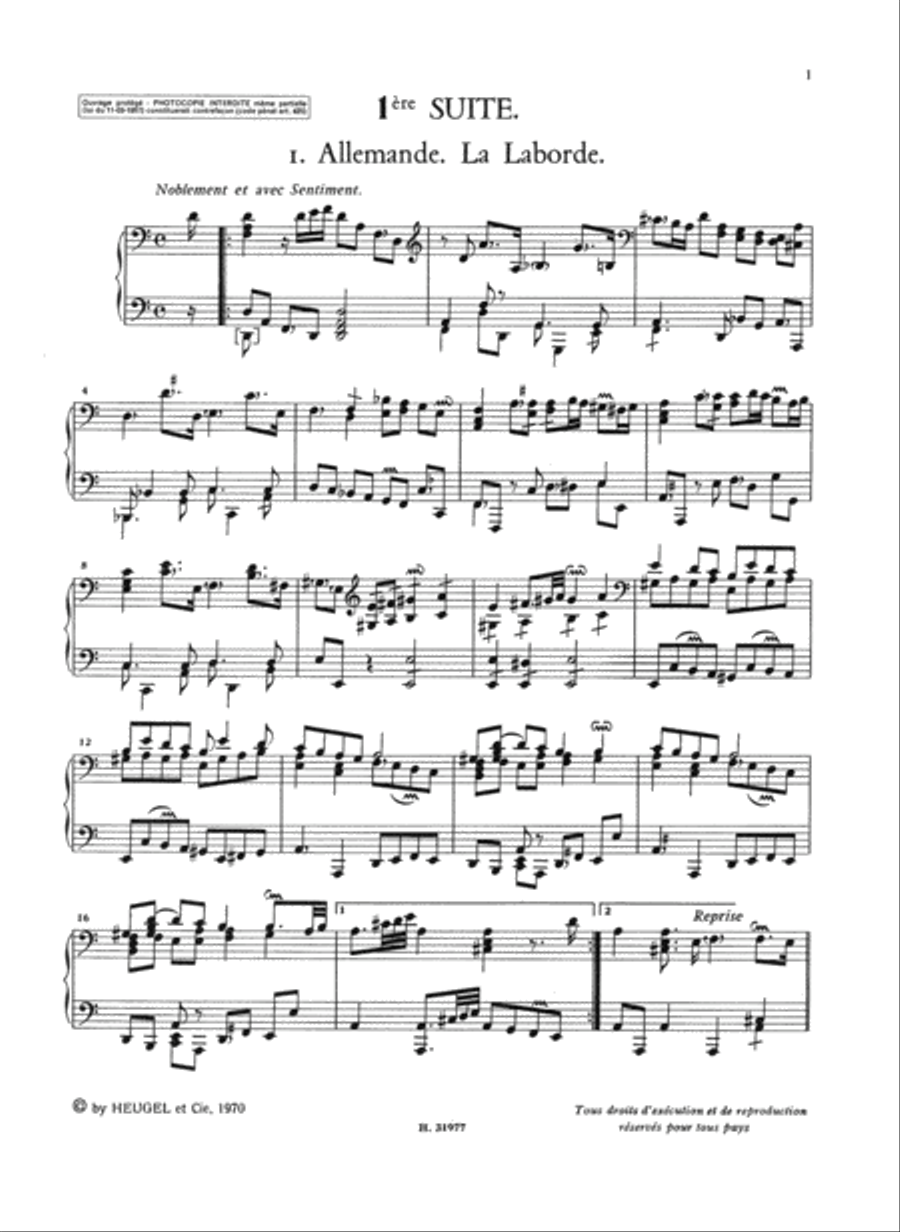 Pieces De Clavecin (lp17) (harpsichord Solo) Harpsichord scores gallery preview page 2