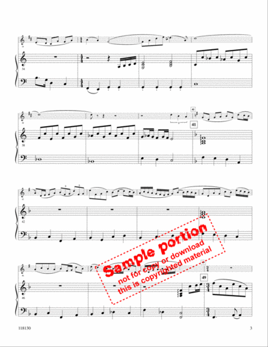 Come Thou Fount Flute scores gallery preview page 4