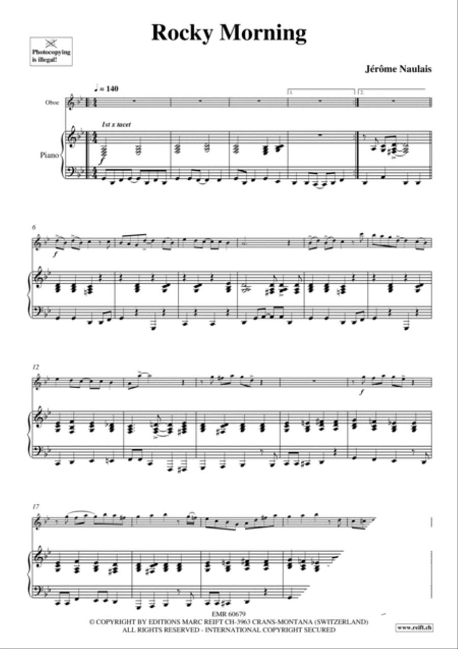 Rocky Morning Piano Accompaniment scores gallery preview page 5