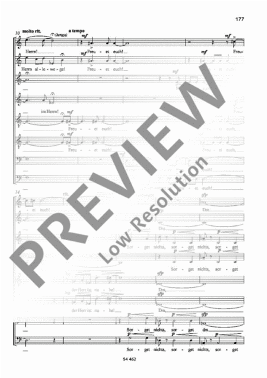 Freuet euch im Herrn SSAATTBB scores gallery preview page 3