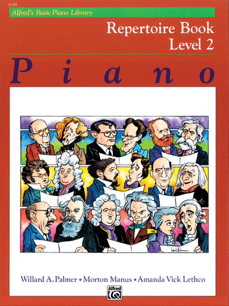 Alfred's Basic Piano Course Repertoire, Level 2 Piano Method scores gallery preview page 1