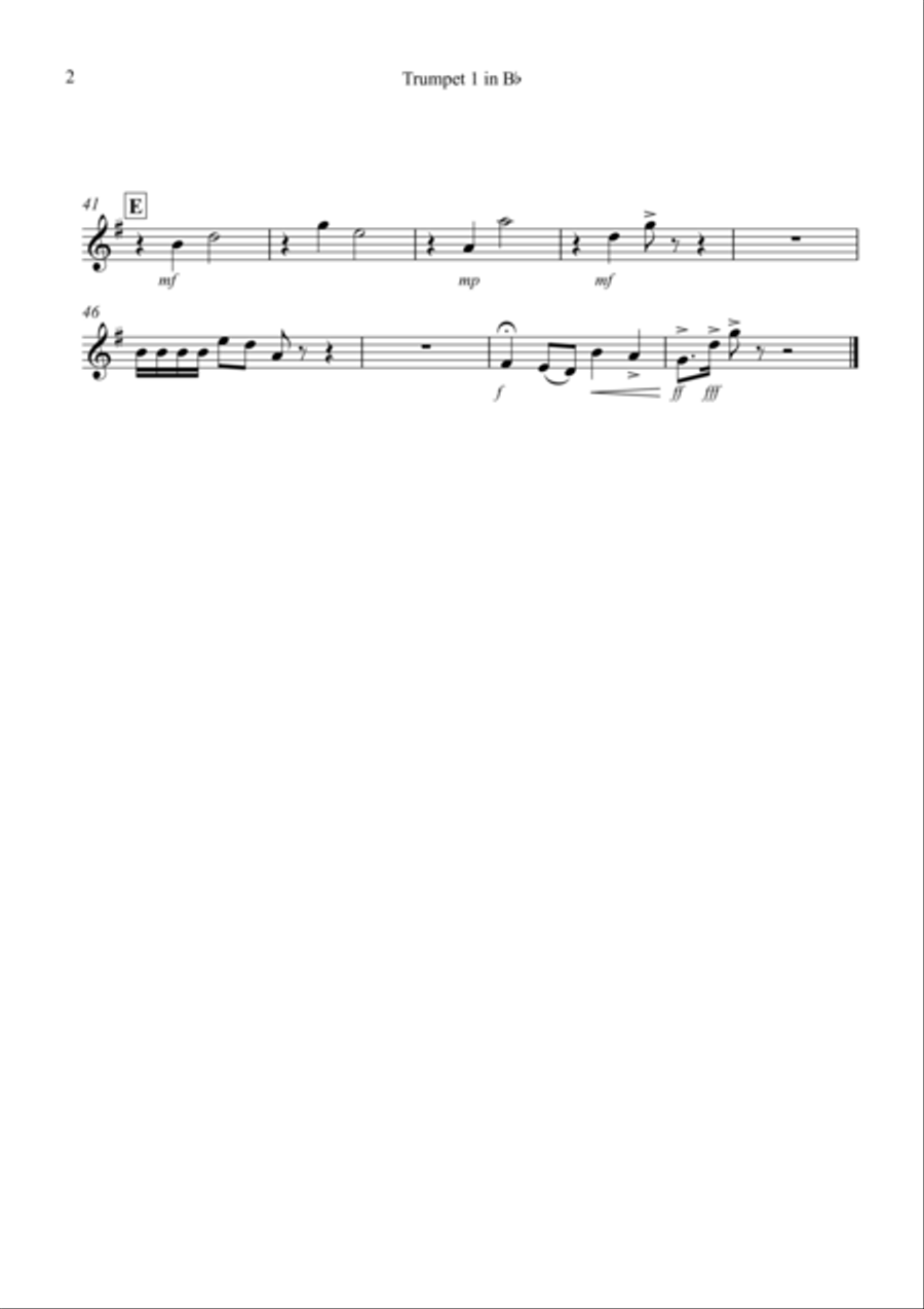 Habanera (Fantasia from Carmen) for Trumpet Trio Trumpet Trio scores gallery preview page 6