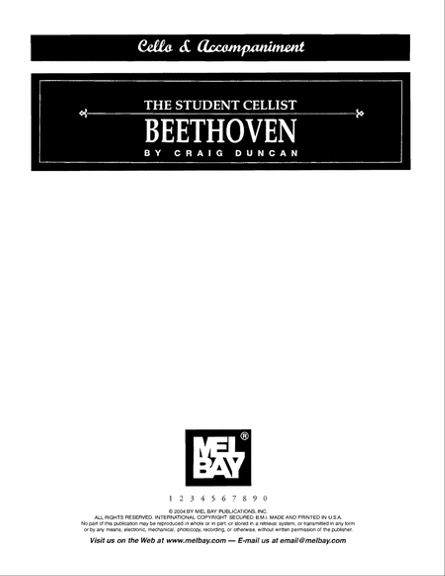 The Student Cellist: Beethoven Cello scores gallery preview page 2