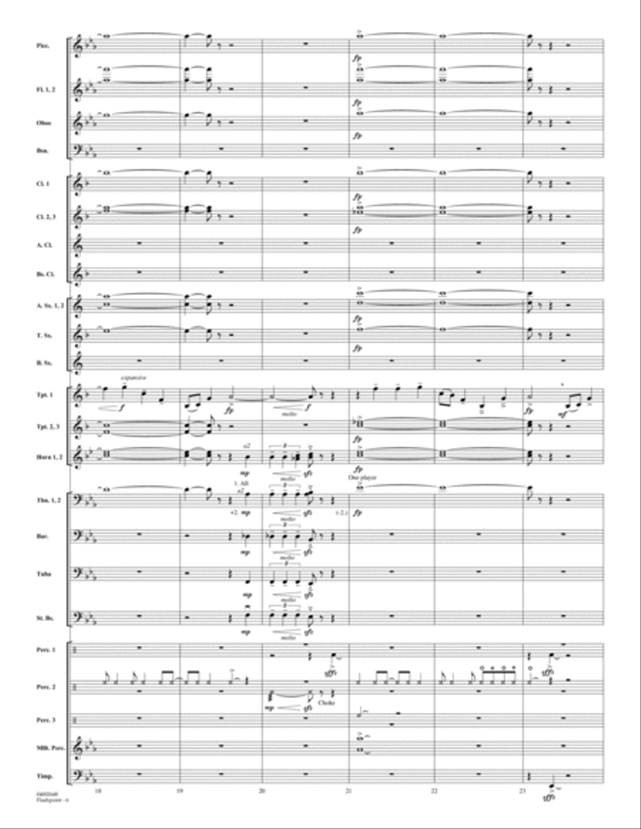 Flashpoint - Full Score Flashpoint - Full Score Score scores gallery preview page 6