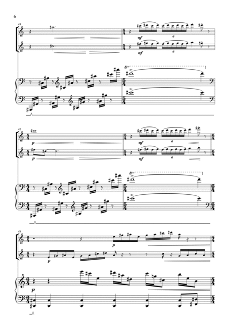 The Abyss of Light Small Ensemble scores gallery preview page 6