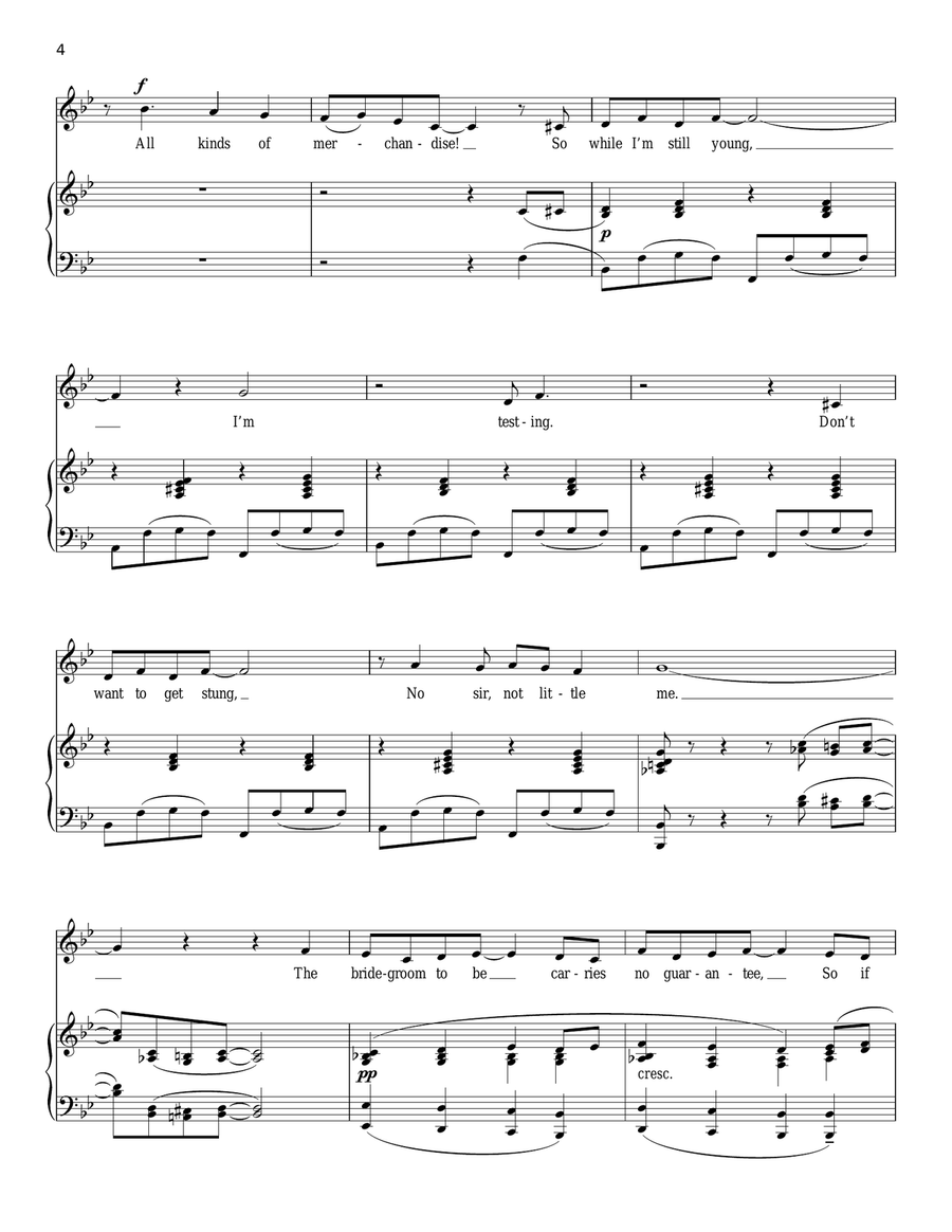 Shopping Around Piano, Vocal scores gallery preview page 4