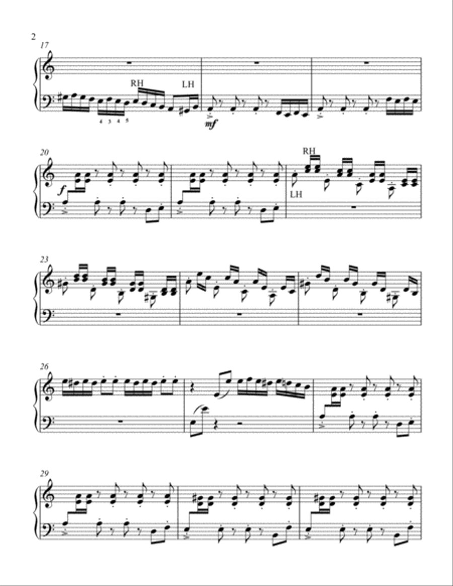 Galop Galop Piano Solo scores gallery preview page 2