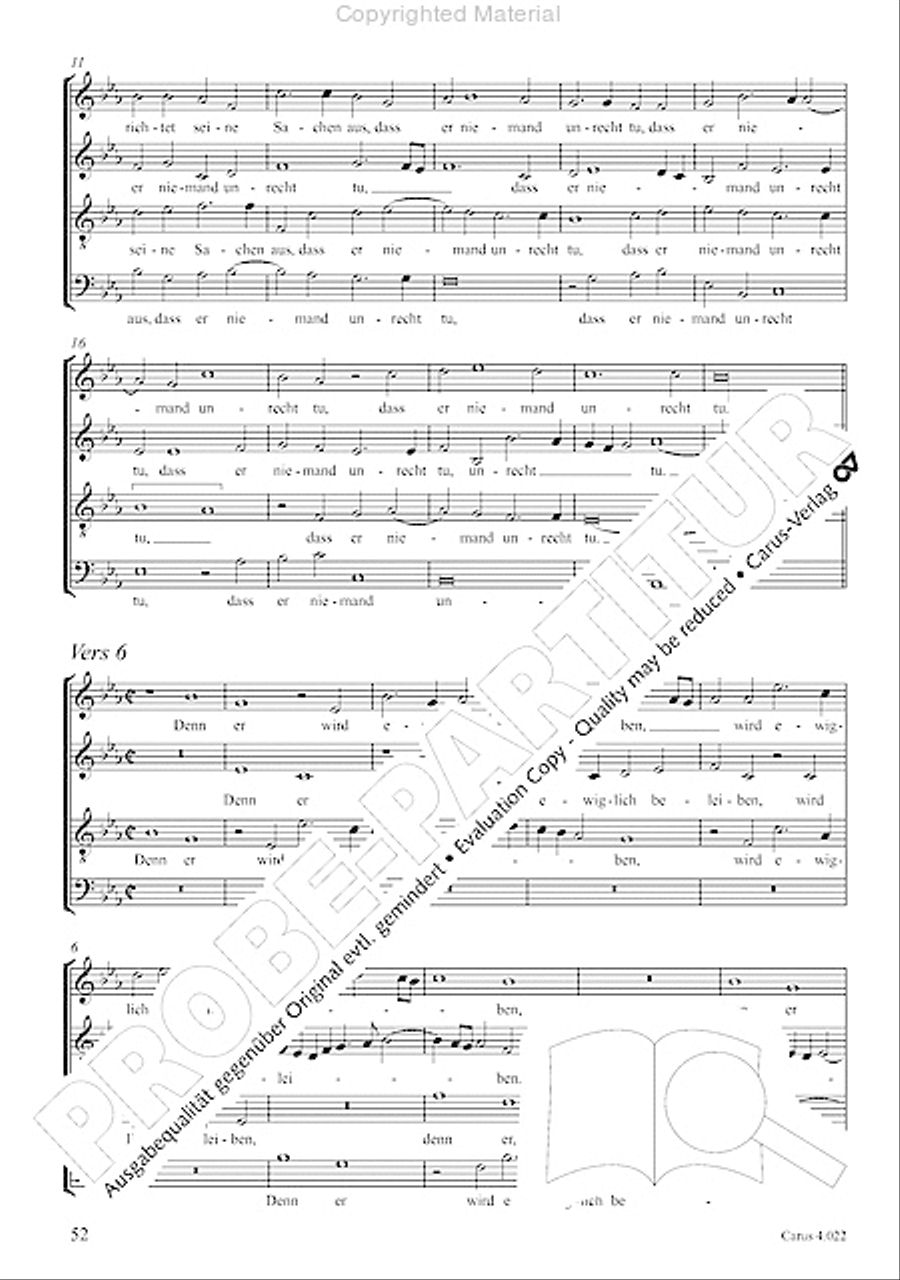Blessed are all those who fear God (Wohl dem, der den Herren furchtet) Score scores gallery preview page 7
