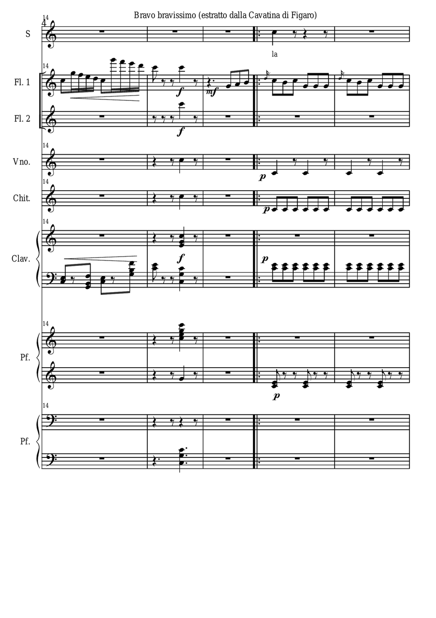 Bravo bravissimo Bravo bravissimo Small Ensemble scores gallery preview page 5