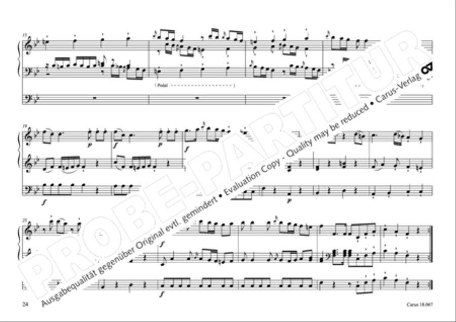 17 Church sonatas Organ Solo scores gallery preview page 25