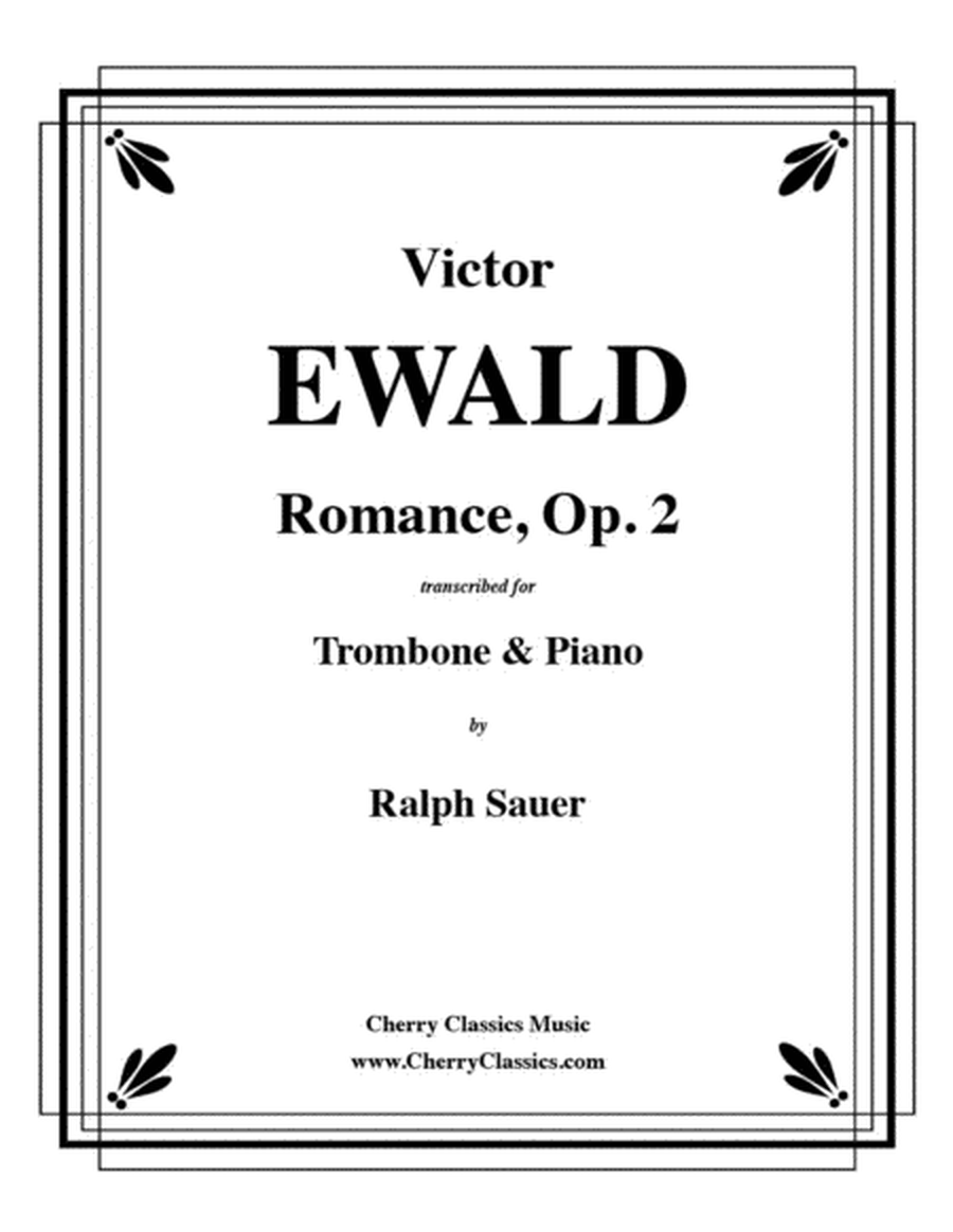 Romance, Op. 2 for Trombone & Piano