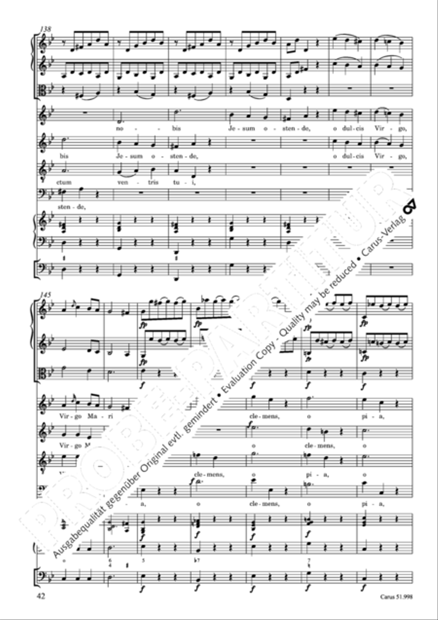 Salve Regina in g Salve Regina in g 4-Part scores gallery preview page 43
