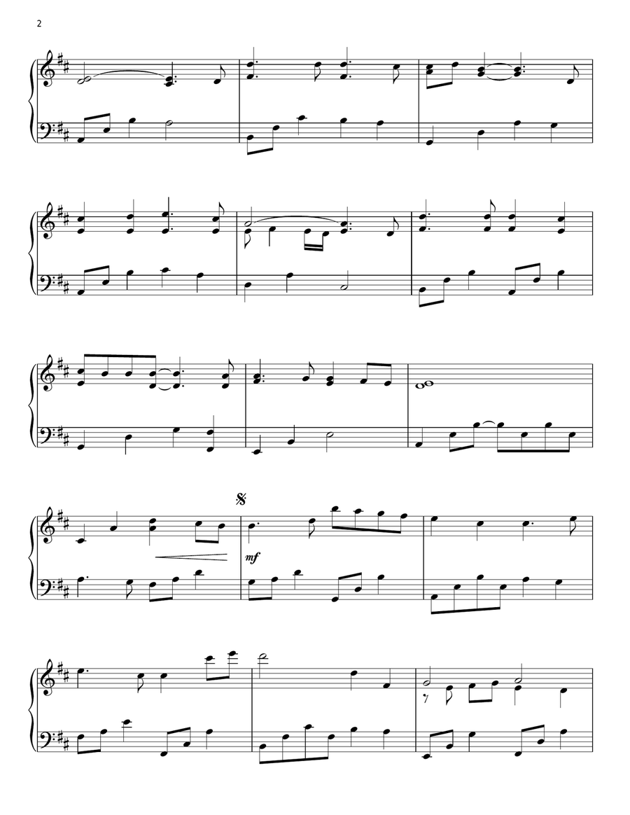 Immanuel Immanuel Piano Solo scores gallery preview page 2