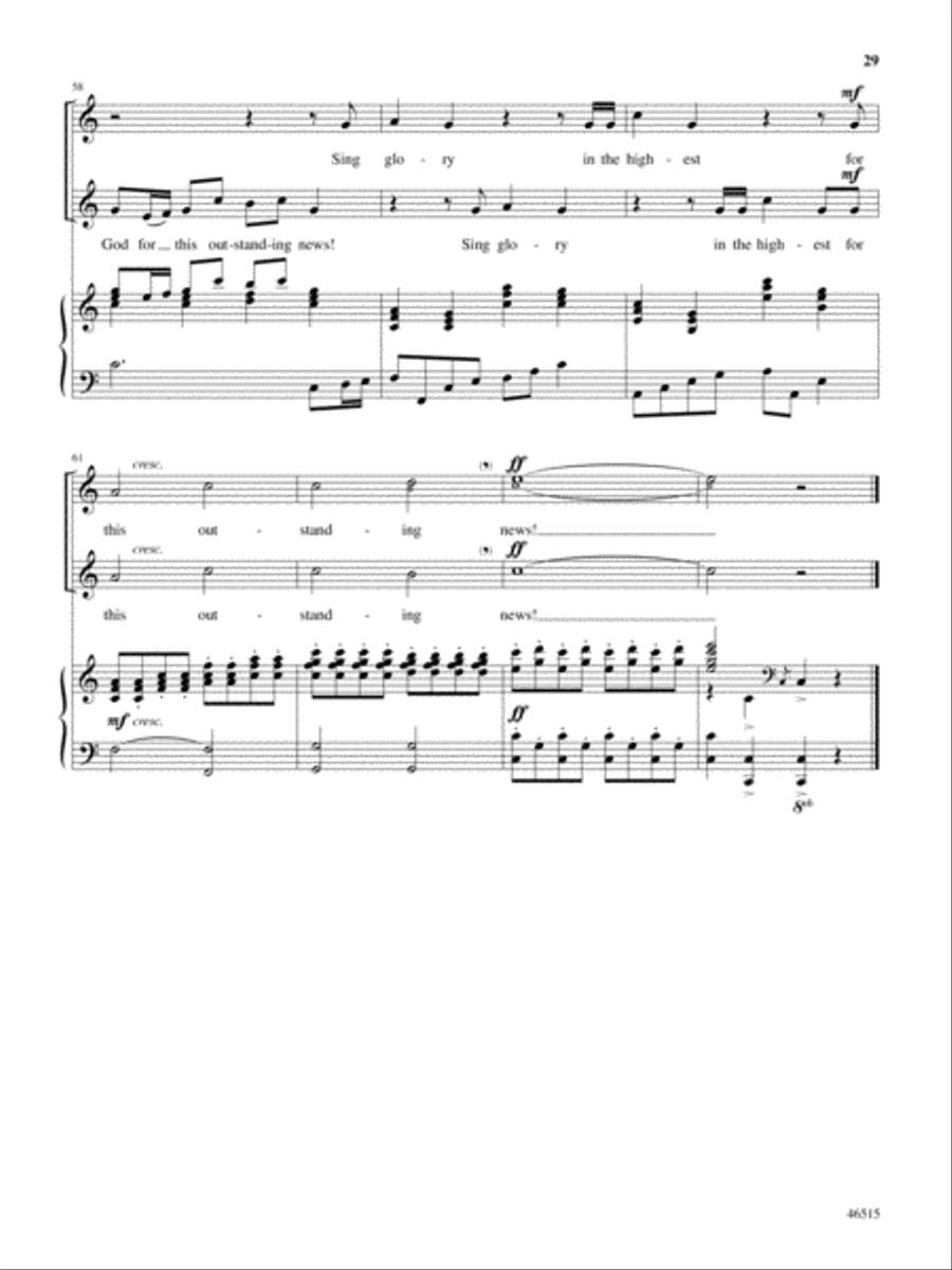 Out Standing in Their Field Choir scores gallery preview page 33