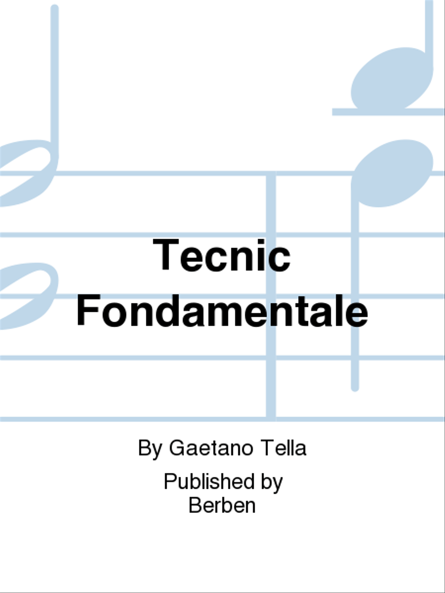 Tecnic Fondamentale Percussion scores gallery preview page 1