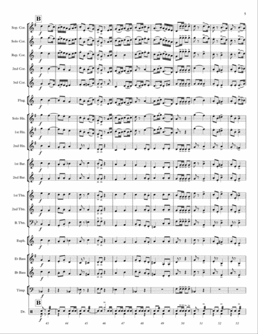 The Esquire Brass Band scores gallery preview page 6