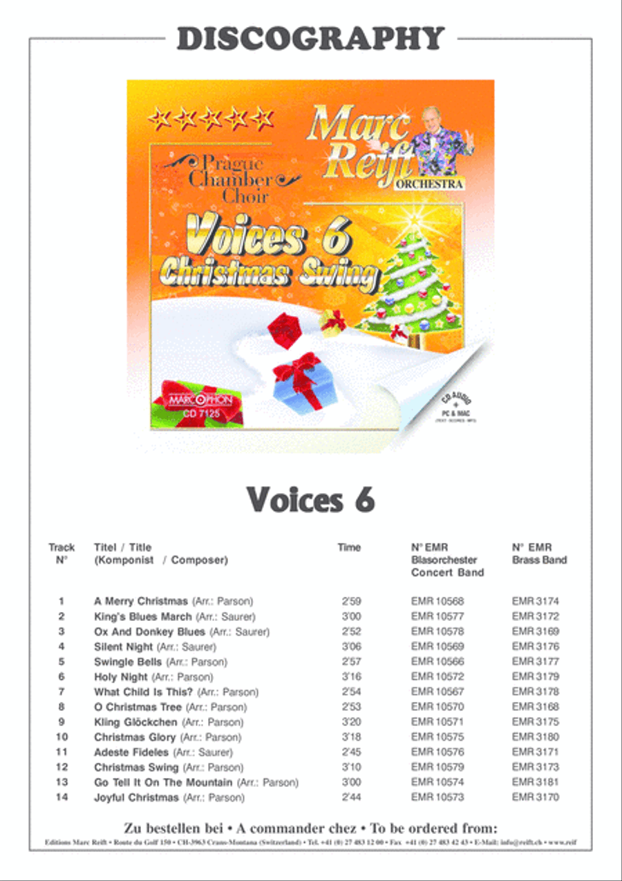 Silent Night Concert Band scores gallery preview page 3