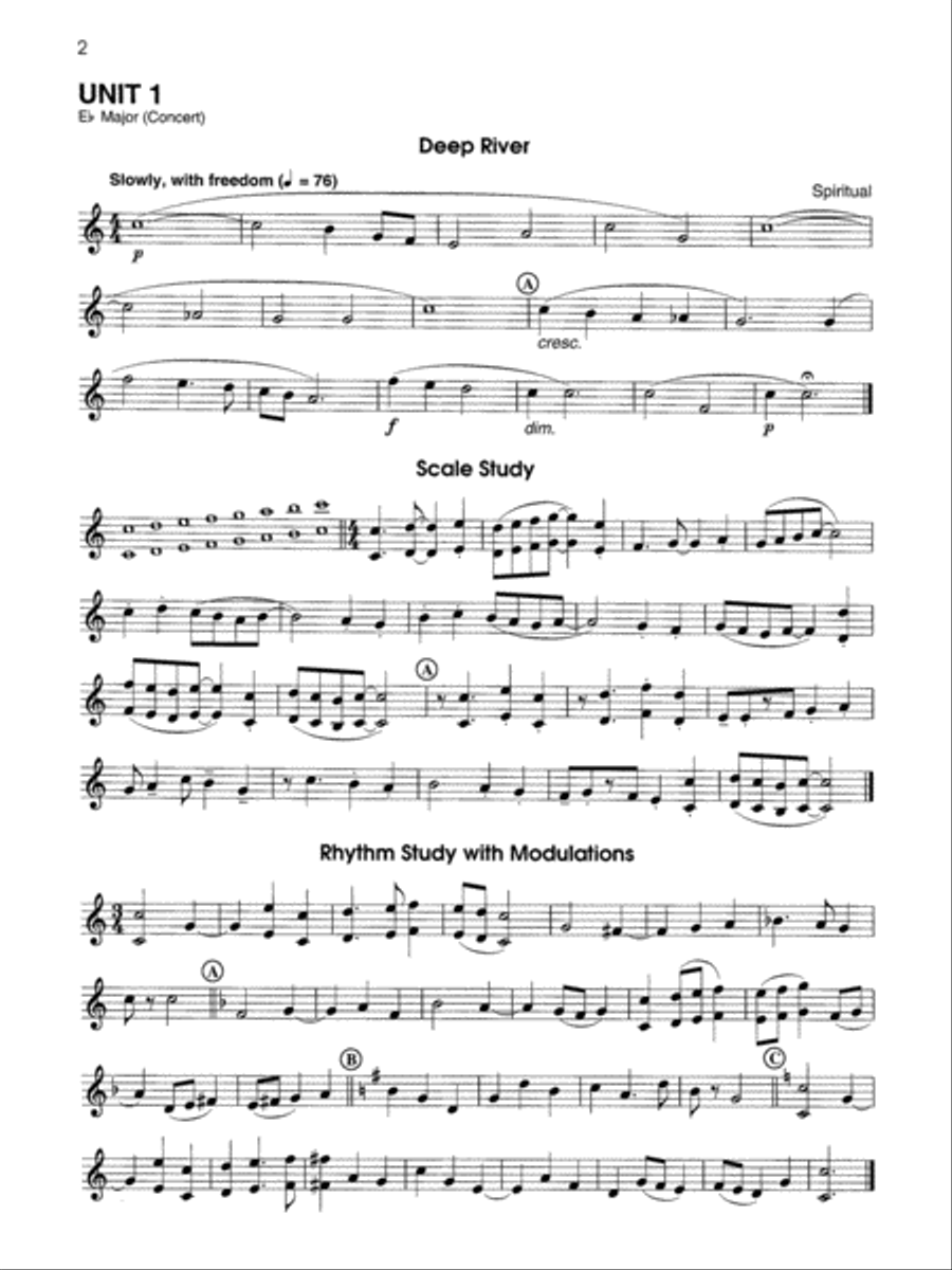 Technique Through Performance Concert Band Methods scores gallery preview page 3