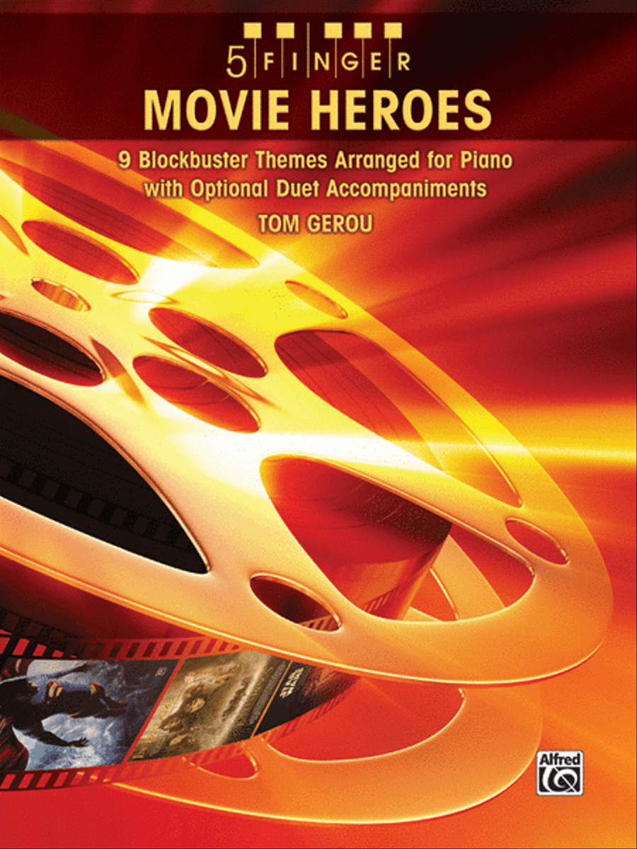 5 Finger Movie Heroes Easy Piano scores gallery preview page 1