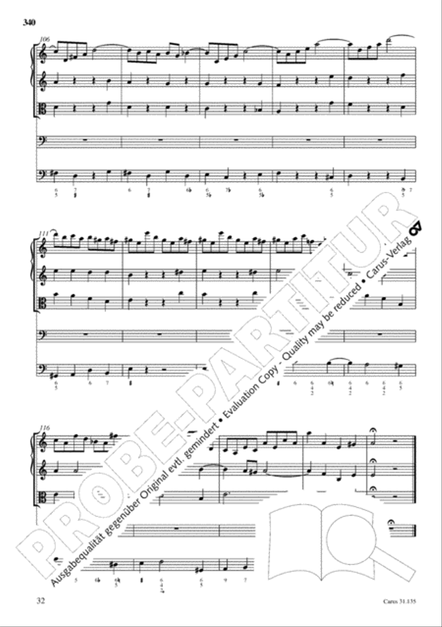 The Complete Sacred Vocal Works (Das geistliche Vokalwerk) Voice scores gallery preview page 341